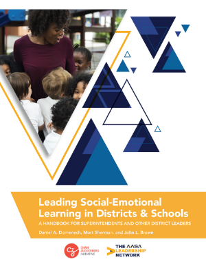 Book Cover: Leading Social-Emotional Learning in Districts and Schools: A Handbook for Superintendents and Other District Leaders